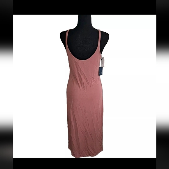 Aritzia Wilfred Free Midi Slip Dress Canyon Rose Pink Women Large NWT B20#17 - Picture 2 of 6
